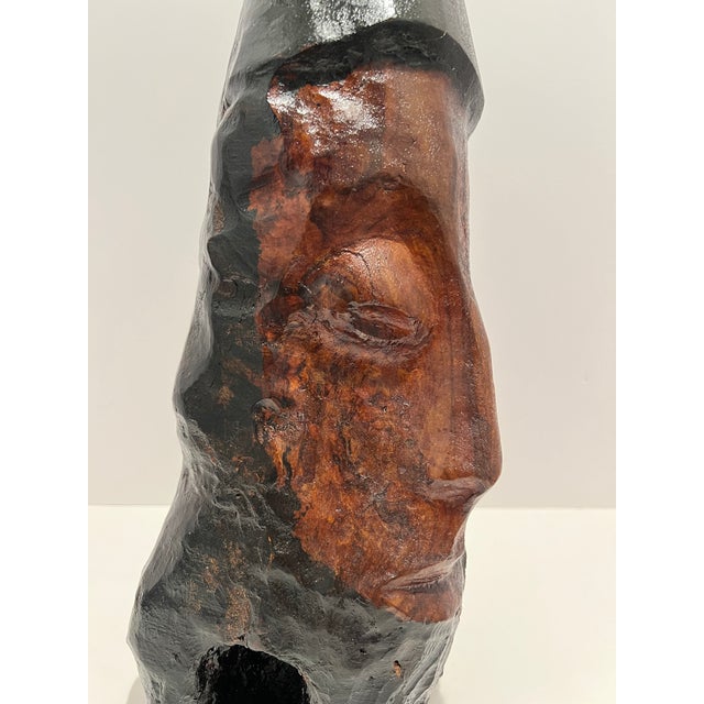 1990s Signed Uri Roth 20th Century Hand Carved Wood Sculpture For Sale - Image 5 of 12