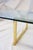 Brass and Glass Coffee Table, 1980s For Sale - Image 4 of 6