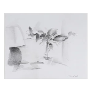Stylized Still Life 20th Century Graphite