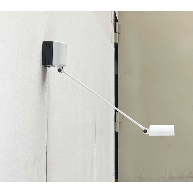Vintage Italian White Daphinette Classic Wall Lamp by Tommaso Cimini for Lumina, 1980s For Sale - Image 4 of 18