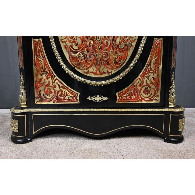Mid-19th Century Napoleon III Boulle Marquetry Console Table For Sale - Image 18 of 18