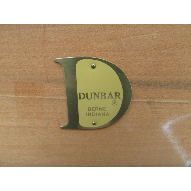 Burl Walnut Extendable Parsons Dining Table by Edward Wormley for Dunbar For Sale - Image 16 of 18