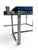 Pair of Hollywood Regency Cobalt Blue Velvet & Chrome Benches For Sale - Image 4 of 11