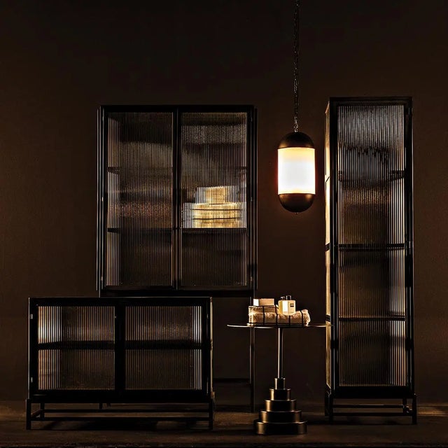 The Chandler Tall Cabinet in Matte Black is an elegant and functional piece. This tall cabinet is designed to provide both...