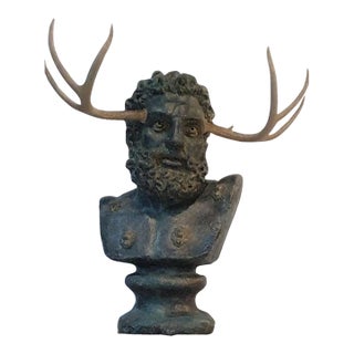 Greek Horned Male Greek Good With Reals Antlers For Sale