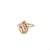 Contemporary 3.24 Carat Morganite Diamond Rose Gold Engagement Ring, Size 7 For Sale - Image 3 of 6