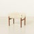 Wood Mid-Century Danish Teak Ottoman in Long Hair Sheepskin, 1960s For Sale - Image 7 of 11