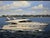 British Nautical Oil Painting Windermere Lake District Ascendancy — Fairline Squadron 50 Yacht Under Cumbrian Skies Signed Edward Hersey Gilt Framed For Sale - Image 10 of 18