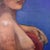 Dark Blue Woman Painting For Sale - Image 4 of 7