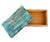 Blue Attributed to Maitland-Smith Blue Dyed Bone Mosaic Hinged Decorative Box, Circa 1970s For Sale - Image 8 of 10