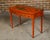 English Red Lacquer Faux Bamboo 19th Century Desk with Gilded Chinoiserie Décor For Sale - Image 9 of 12
