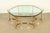 A gorgeous mid-century modern Hollywood Regency hooved feet coffee table or cocktail table By LaBarge USA, Circa 1960s...