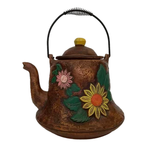 1950's Tea Pot Shaped Cookie Jar