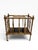 Baker Furniture Company 1960s Vintage Baker Furniture Burl Wood Faux Bamboo Form Canterbury Magazine Rack For Sale - Image 4 of 11