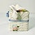 1990 Vintage Chippendale Boho Chic Fitz & Floyd Trompe L’Oeil Dove Tissue Box Cover For Sale - Image 9 of 16