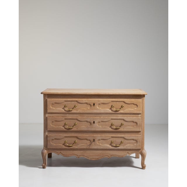 A later interpretation of Louis XV design, reflecting the continued popularity of Rococo forms into the 20th century....