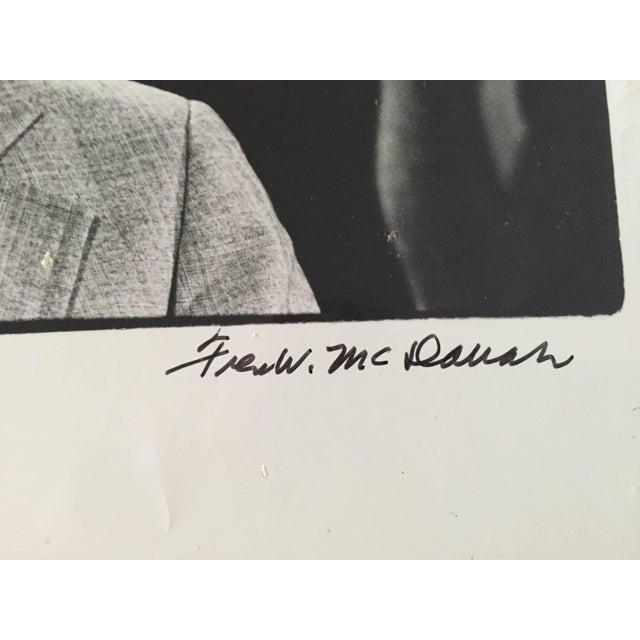 American Fred McDarrah, Vintage Photo SIlver Gelatin Photograph President Jimmy Carter by Fred Mcdarrah, 1976 For Sale - Image 3 of 7