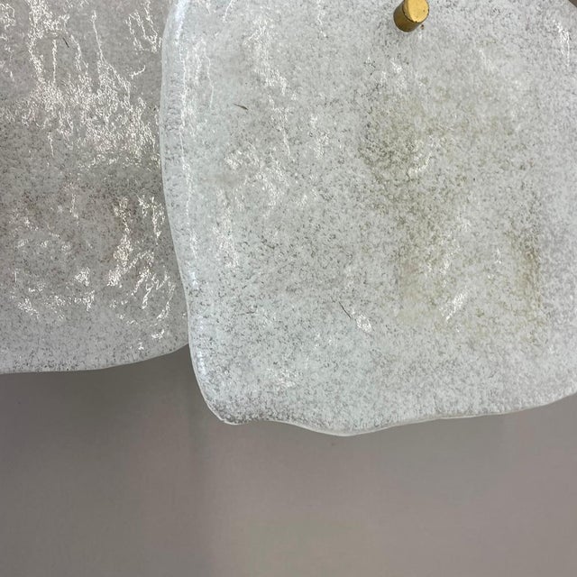 Hollywood Regency Ice Glass Wall Lights from Kalmar Leuchten, 1960s, Set of 2 For Sale - Image 9 of 18