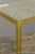 Gold Gold Finish Iron Console Table With Antiqued Mirror Shelves For Sale - Image 8 of 9