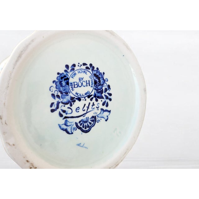Delft Blue Garniture Set from Royal Sphinx, Maastricht, 1959, Set of 3 For Sale - Image 4 of 18
