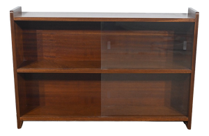 Glass Bookcase by D. Rozaffy, 1960s