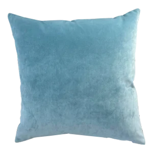 FirmaMenta Italian Aegean Blue Velvet Pillow