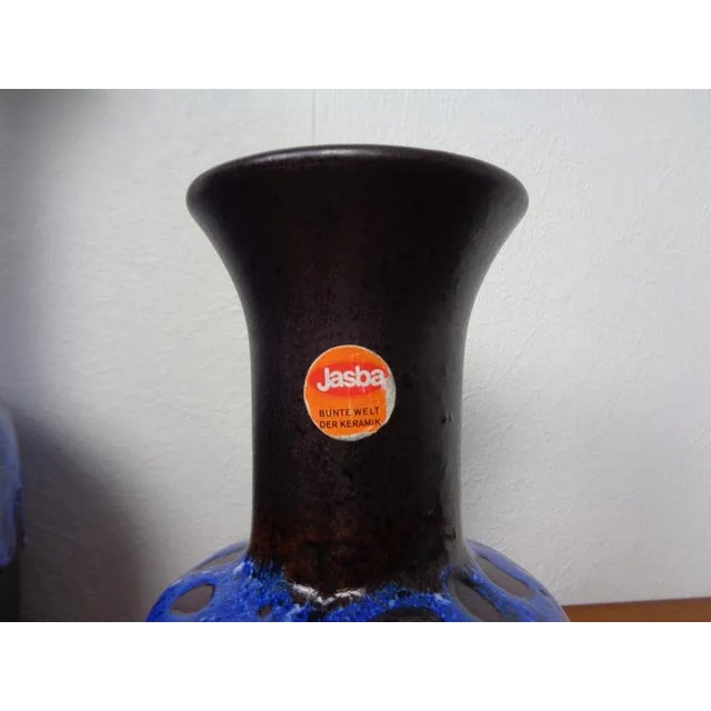 Pop Art Ceramic Vases from Jasba, 1970s, Set of 2 For Sale - Image 10 of 13