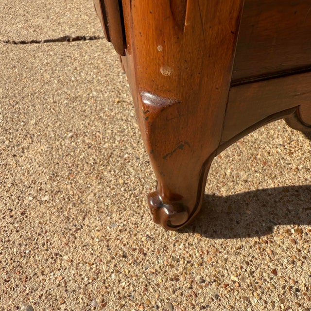 1980s Milling Road by Baker Furniture Cherry Telephone Table / Side Table With Tray Top For Sale - Image 9 of 12