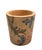 2000 - 2009 Vintage Hand-Painted Teak Wood Cachepot / Planter For Sale - Image 5 of 12