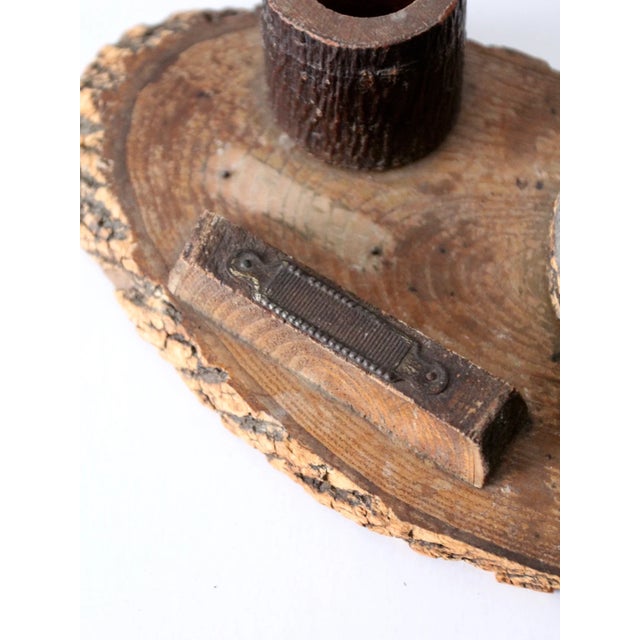 Vintage Ashtray With Match Holder and Strike For Sale - Image 6 of 8