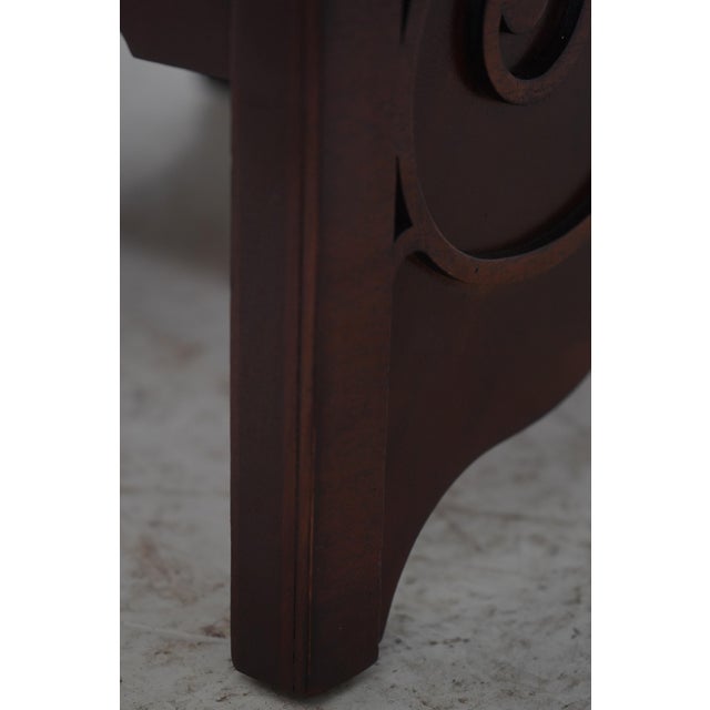 Mahogany Chippendale Style Bedsteps For Sale - Image 10 of 14