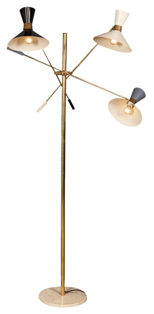 Italian Articulated Standing Floor Lamp, 1970s