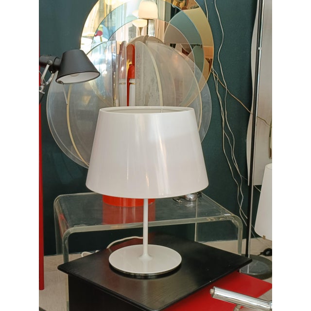 Swedish Kulla White Table Lamp from Ikea, 1990s For Sale - Image 6 of 9