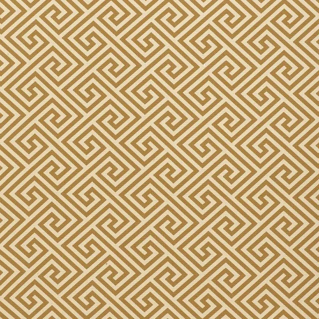 Sample - Schumacher St. Tropez Indoor & Outdoor Fabric in Rattan For Sale