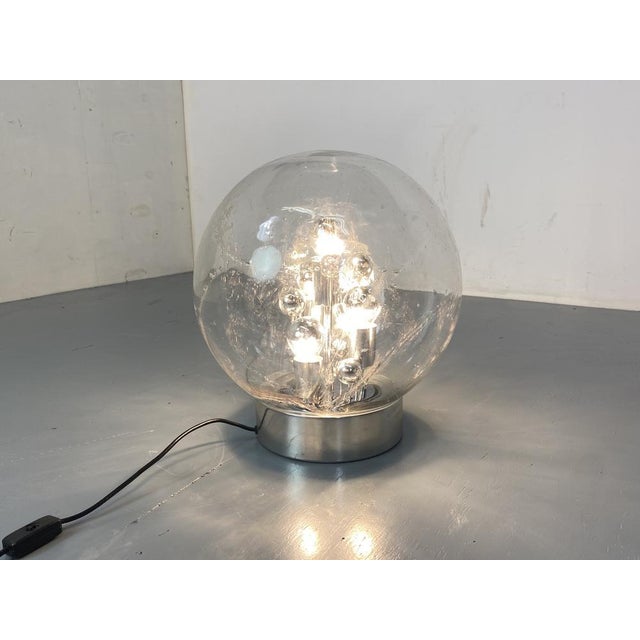 Vintage Space Age Sputnik Globe Table Lamp from Doria Leuchten, 1970s For Sale - Image 6 of 17