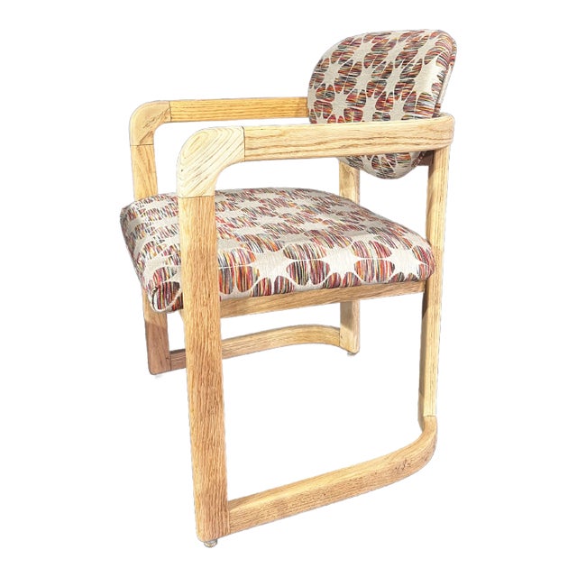 Late 20th Century Modern Oak Chair Chairish