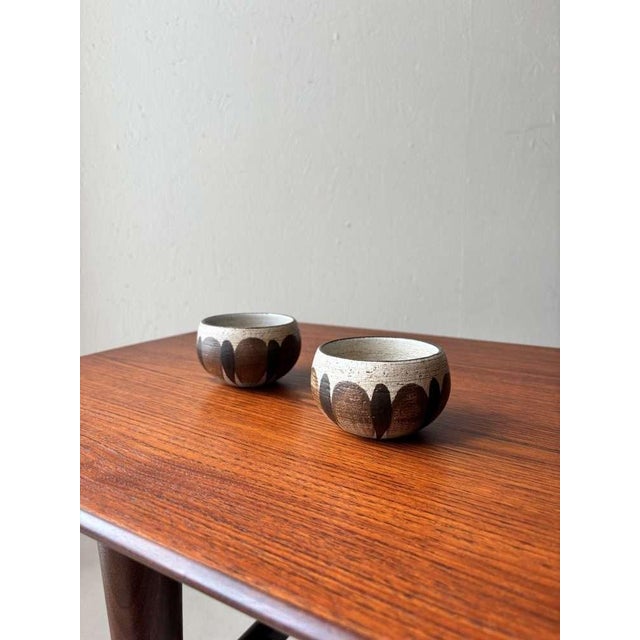 Ceramic Ceramic Bowl Set from Gabriel Fourmaintraux, 1950s, Set of 2 For Sale - Image 7 of 8