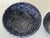 1970s Two Spattered Cobalt Blue Ceramic Bowls For Sale - Image 4 of 6