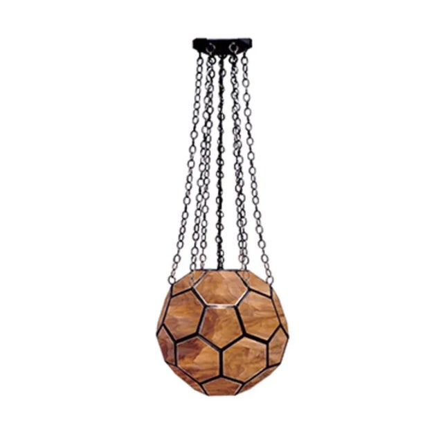 Contemporary Marjorie Skouras 24" Honeycomb "North Sea" Lantern For Sale - Image 9 of 12