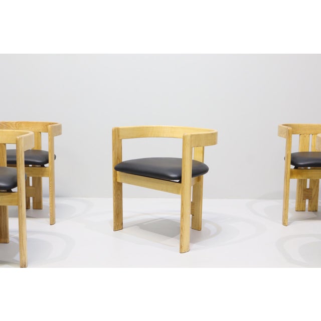 Fabulous set of six "Pigreco" chairs. These iconic chairs were designed by Afra and Tobia Scarpa and produced by Gavina in...