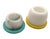 Mid-Century Modern Mid 20th Century Multicolored Alabaster Candlestick Holder, Pair For Sale - Image 3 of 10