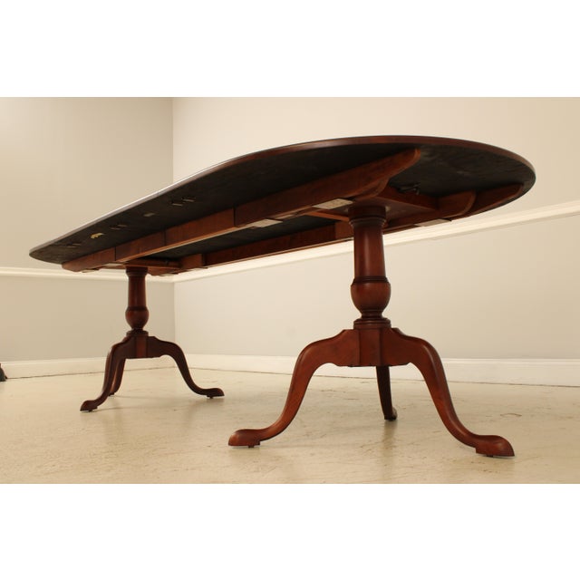 Brown Eldred Wheeler 2 Section Tilt Top Dining Room Table For Sale - Image 8 of 18