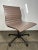 Herman Miller Eames Aluminum Group Leather Swivel Side Chair For Sale - Image 4 of 10