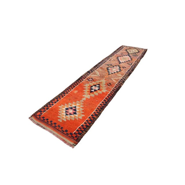 Mid-Century Modern Mid 20th Century Vintage Runner For Sale - Image 3 of 7