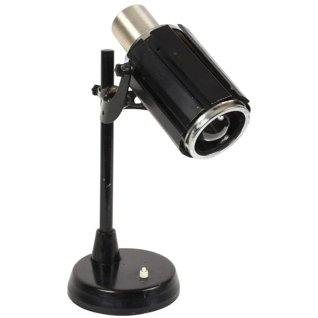 Mid-Century Italian Aluminium & Metal Table Lamp by Oscar Torlasco, 1960s For Sale - Image 13 of 13