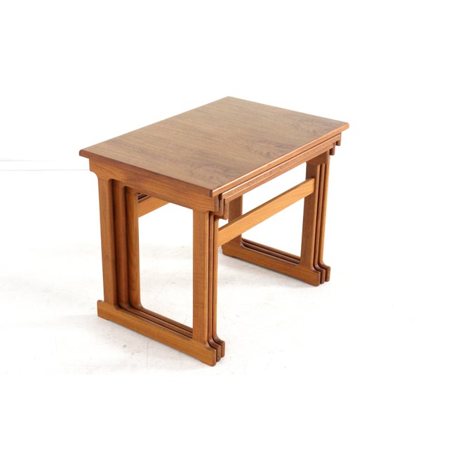 Fugdal Nesting Tables from Trioh, Denmark, 1960s, Set of 3 For Sale - Image 12 of 15