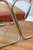 Pair of Mid-Century Modern Side Chairs in Light Chocolate Suede For Sale - Image 9 of 11