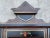 Antique American Folk Art Painted Hall Mirror With Coat Hooks, Circa 1900 For Sale - Image 4 of 13