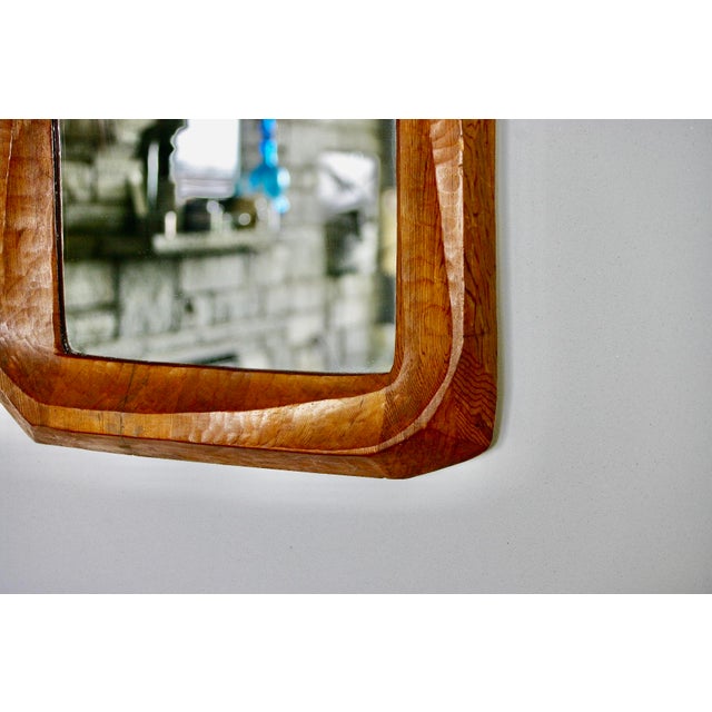 Anthropomorphic Mirror in Fruitwood, 1930 For Sale - Image 6 of 9