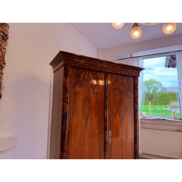 Antique Biedermeier Hall Wardrobe For Sale - Image 6 of 18